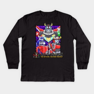 Let's Voltron by Blacky Shepherd Kids Long Sleeve T-Shirt